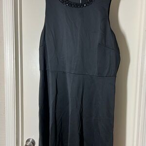 Elegant Black Sleeveless Dress